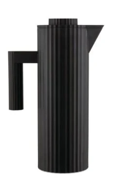 Alessi Plissé Thermosfles 1 Liter Kunststof Zwart