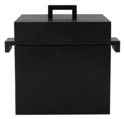 Alessi AR03 La Cubica Kookpan 2,4 Liter 21,5 X 17 Cm Gietaluminium Zwart