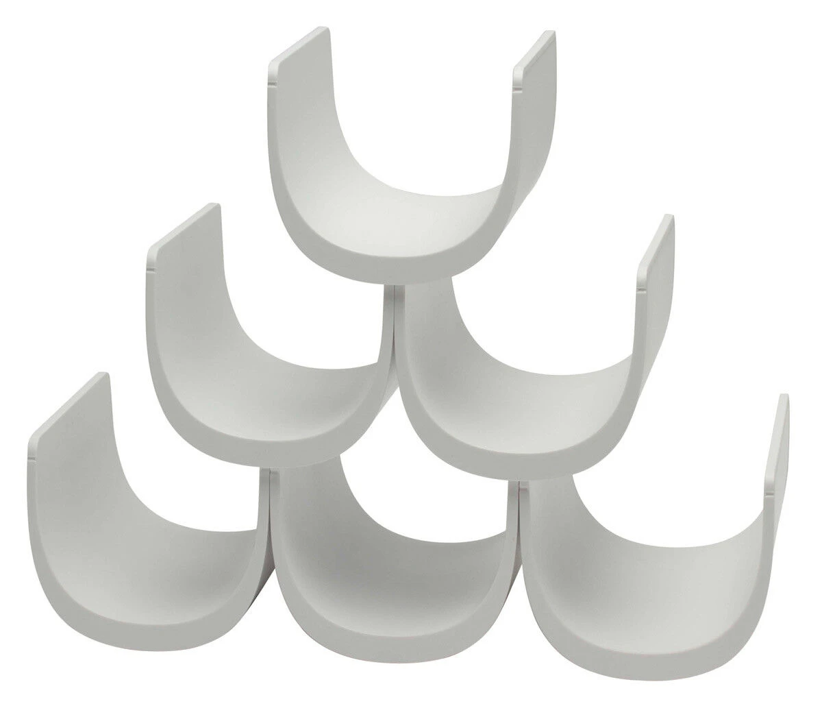 Alessi Noè wijnrek 6 flessen kunststof wit Alessi Noè Wijnrek 6 Flessen Kunststof Wit -Goedkope Alessi winkel 2923 57236 1