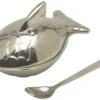Alessi Colombina Fish Zoutpotje Met Lepel 7,4 X 4,5 X 4,2 Cm Rvs -Goedkope Alessi winkel 5256 83114 1