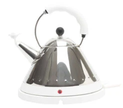 Alessi Michael Graves Waterkoker 1,5 Liter Gepolijst Rvs Wit