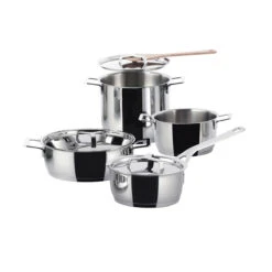 Alessi Pots & Pans Pannenset Rvs 7-delig