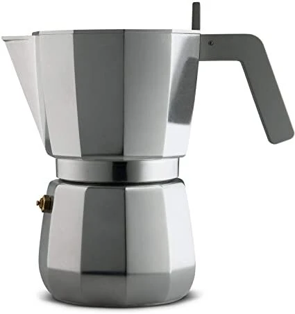 Alessi Moka David Chipperfield mokapot 9 kops aluminium Alessi Moka David Chipperfield Mokapot 9 Kops Aluminium -Goedkope Alessi winkel