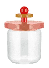 Alessi Twergi ES16/75 2 Voorraadpot 750 Ml Glas Hout Roze