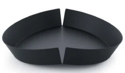 Alessi Broken Bowl Fruitschaal 31,5 X 30 Cm Rvs Zwart