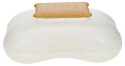 Alessi Mary Biscuit Koektrommel 28 Cm Transparant Wit