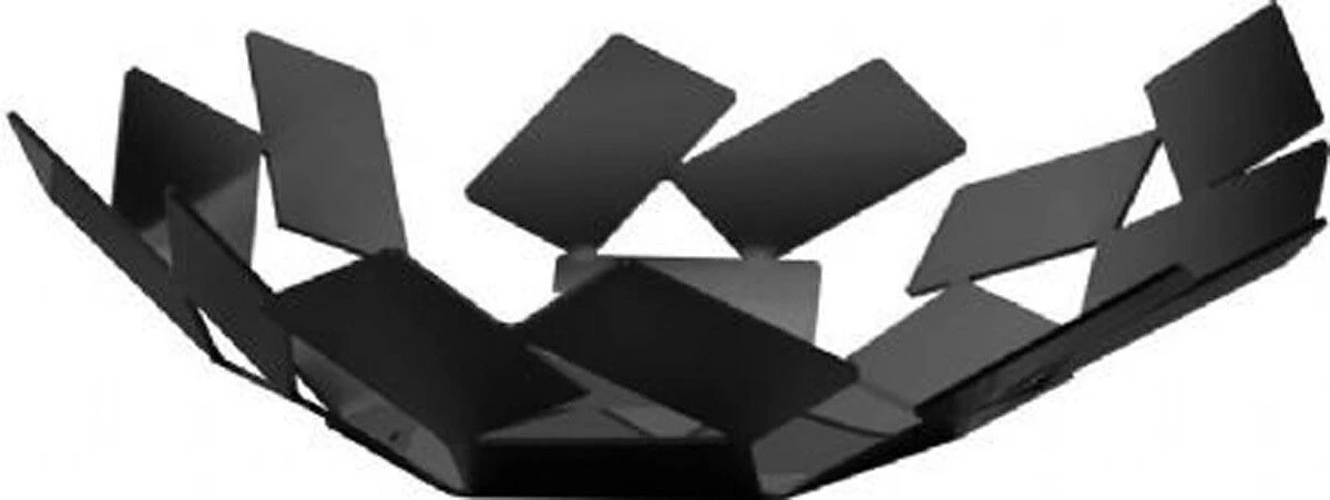 Alessi La Stanza dello Scirocco schaal 24,5 x 23,2 cm rvs zwart Alessi La Stanza Dello Scirocco Schaal 24,5 X 23,2 Cm Rvs Zwart -Goedkope Alessi winkel 9304 84018 1