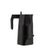 Alessi Ossidiana Mokapot 3-kops Aluminium Zwart -Goedkope Alessi winkel alessi 3 cup ossidiana coffeeespresso percolator