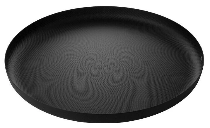 Alessi Extra Ordinary Metal Jasper Morrison dienblad ø 35 cm rvs zwart Alessi Extra Ordinary Metal Jasper Morrison Dienblad ø 35 Cm Rvs Zwart -Goedkope Alessi winkel alessi dienblad mat zwart