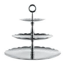 Alessi MW52/3 Dressed Etagère 3-laags ø 35 Cm Rvs