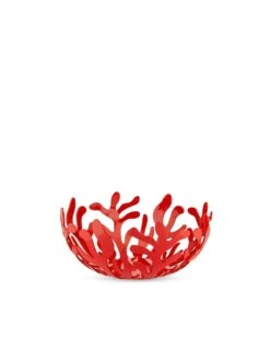 Alessi Mediterraneo Fruitschaal ø 25 Cm Rvs Rood