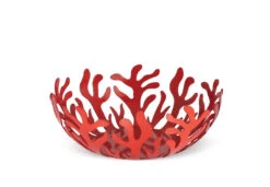 Alessi Mediterraneo Fruitschaal ø 21 Cm Rvs Rood