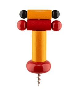 Alessi Twergi ES17 Kurkentrekker Hout Rood