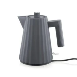 Alessi Plissé Waterkoker 1 Liter Kunststof Grijs