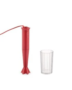Alessi Plissé Staafmixer Kunststof Rood