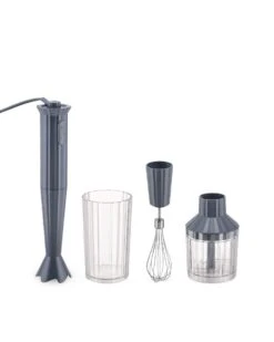 Alessi Plissé Staafmixer Kunststof Grijs 4-delig