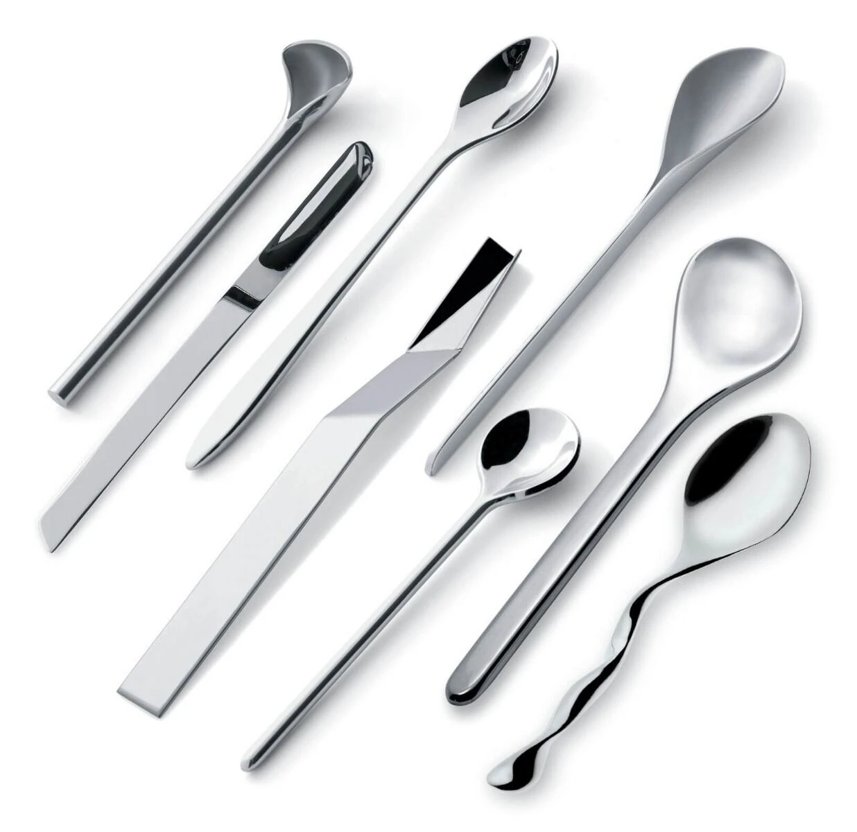 Alessi Il Caffé koffielepel rvs 8-delig Alessi Il Caffé Koffielepel Rvs 8-delig -Goedkope Alessi winkel mspoonset 01