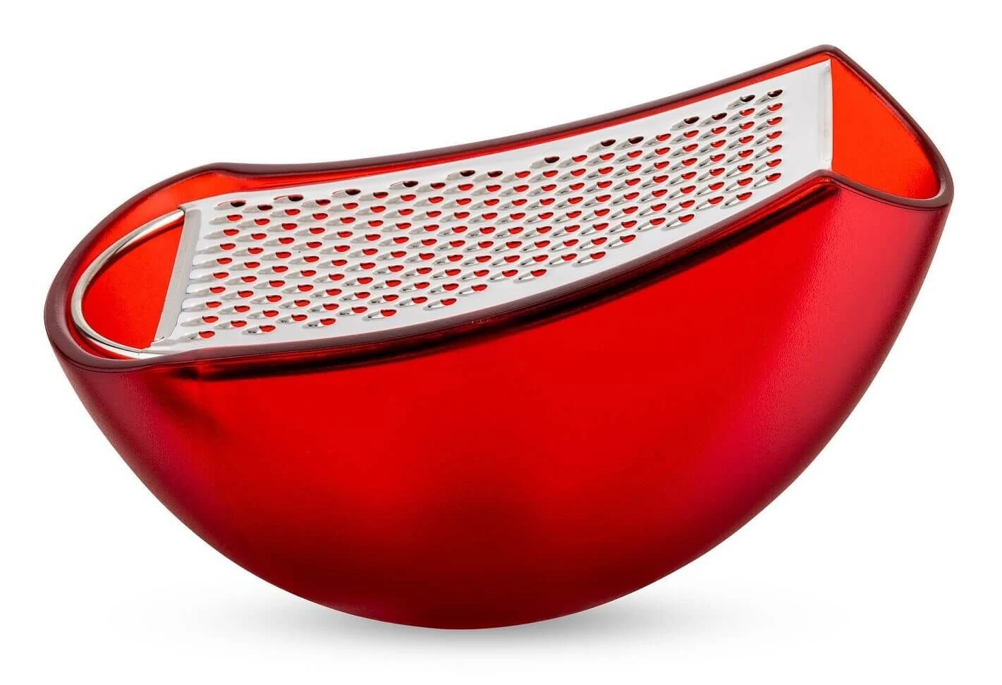 Alessi Parmenide rasp kunststof rvs rood Alessi Parmenide Rasp Kunststof Rvs Rood -Goedkope Alessi winkel parmenide red sl frontside 1 aaru01